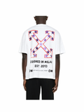 Off-White Arrow Emb Skate S/S Tee Angora White