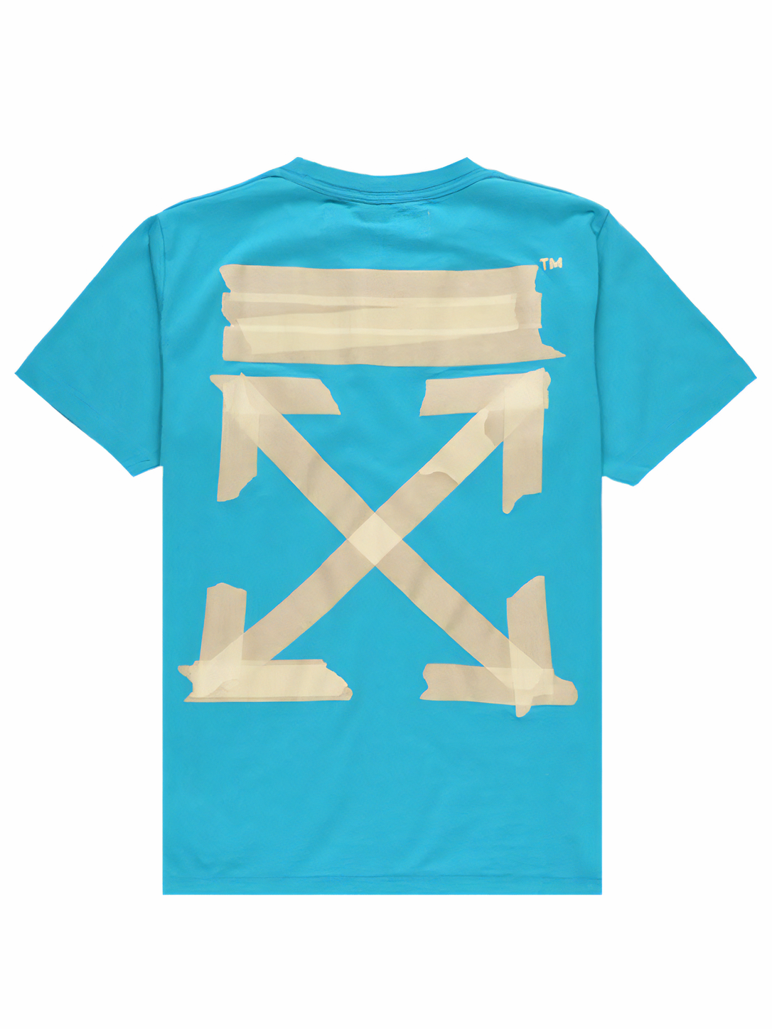 Off-White Tape Desing Short Sleeve Blue