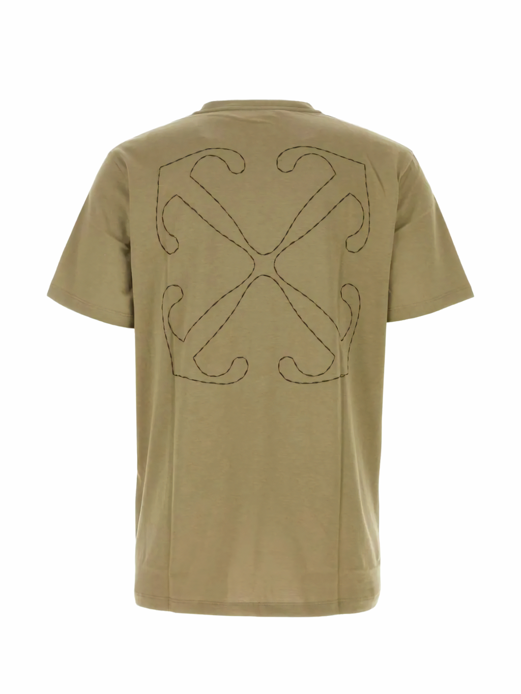Off-White Stitch With Logo Beige