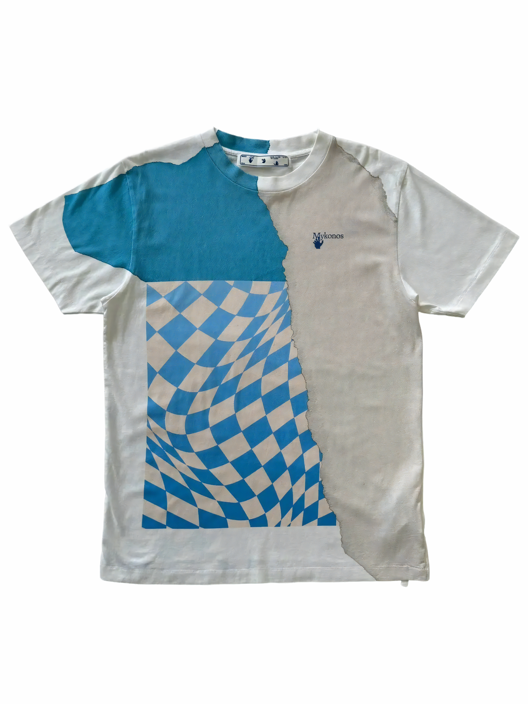 Off-White Mykonos Exclusive Virgil Tee White/Blue
