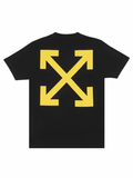 Off-White Caravaggio In Jersey Di Cotone Black