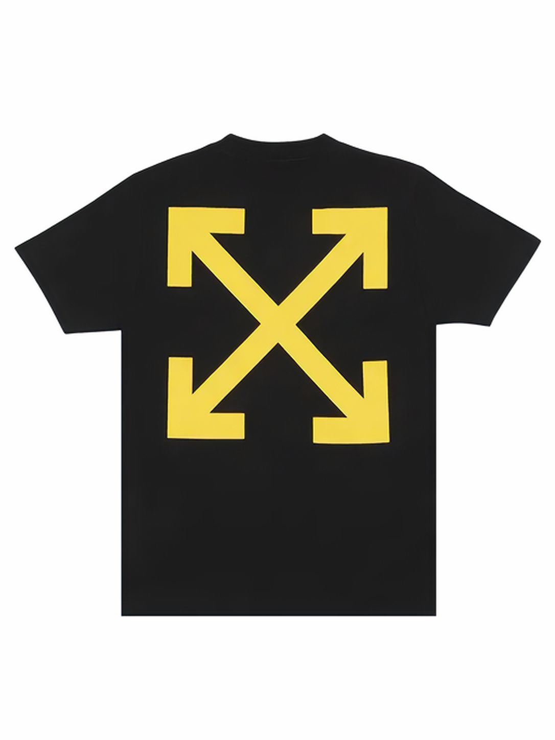 Off-White Caravaggio In Jersey Di Cotone Black