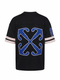 Off-White Perforated Jersey Black