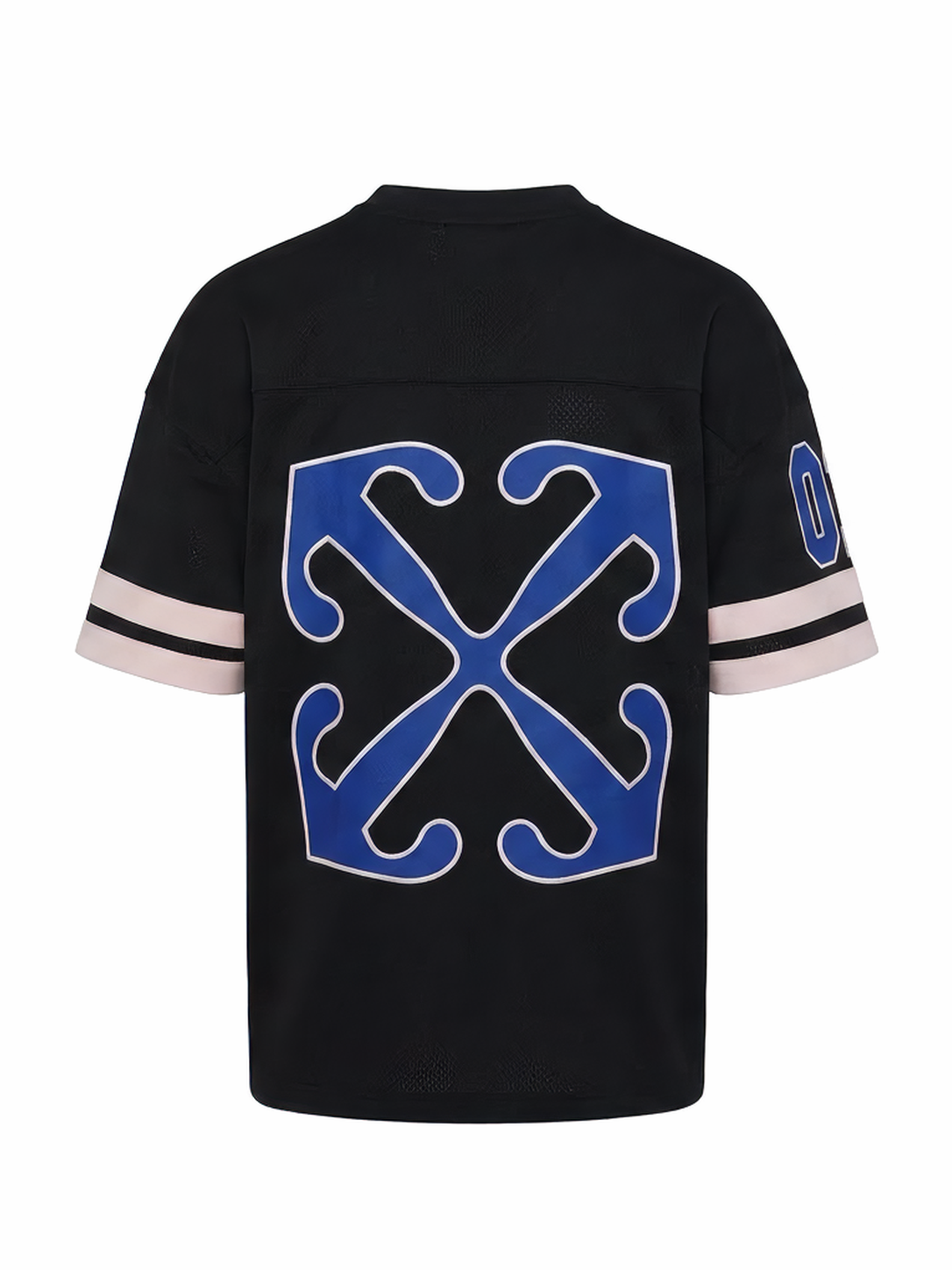 Off-White Perforated Jersey Black