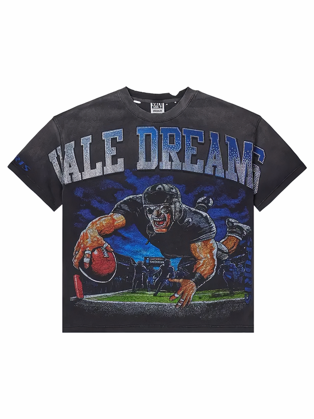 Valley Forever Gridiron Bling Tee Black