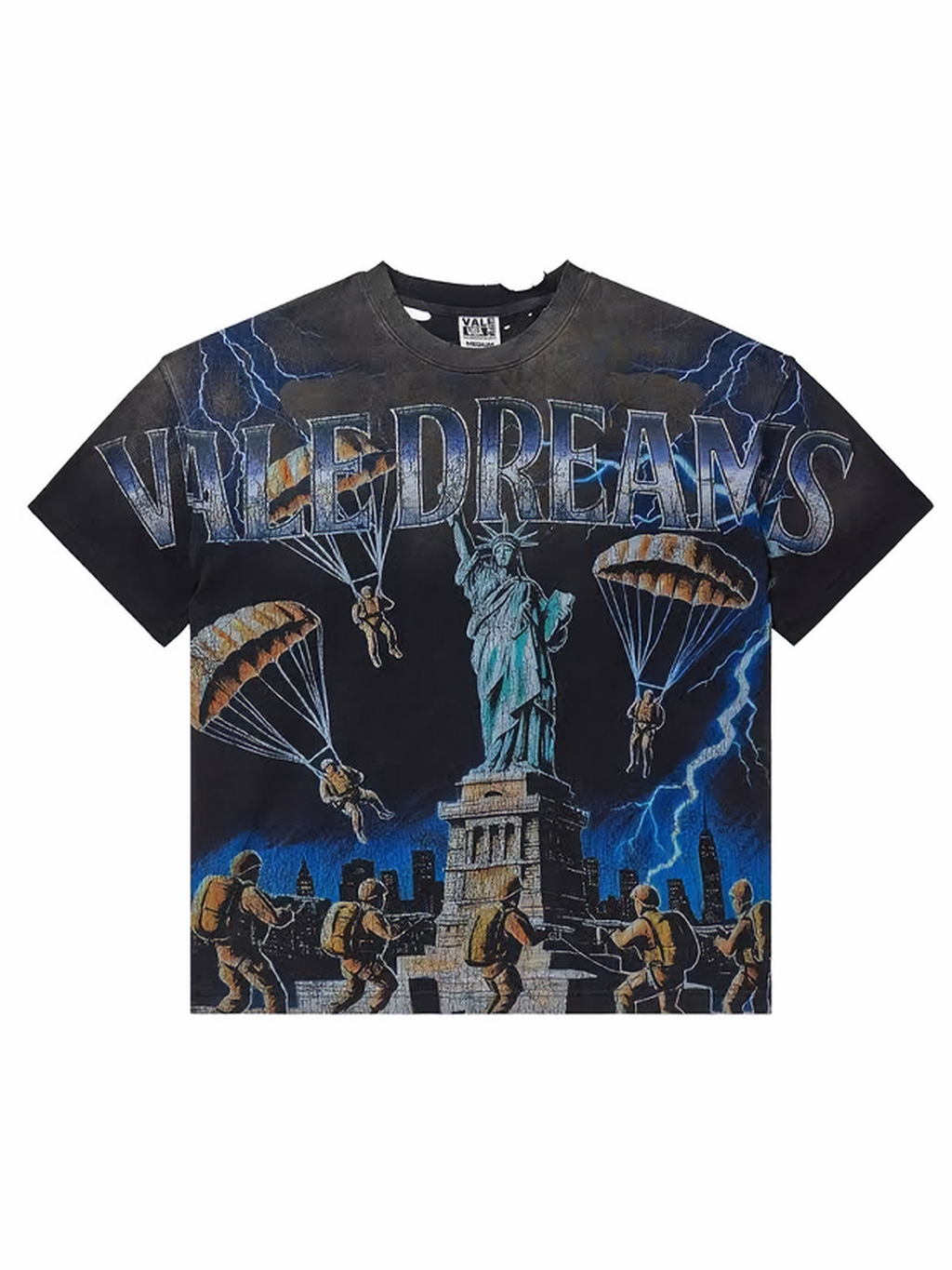 Valley Forever NYC Invasion Big Tee Black