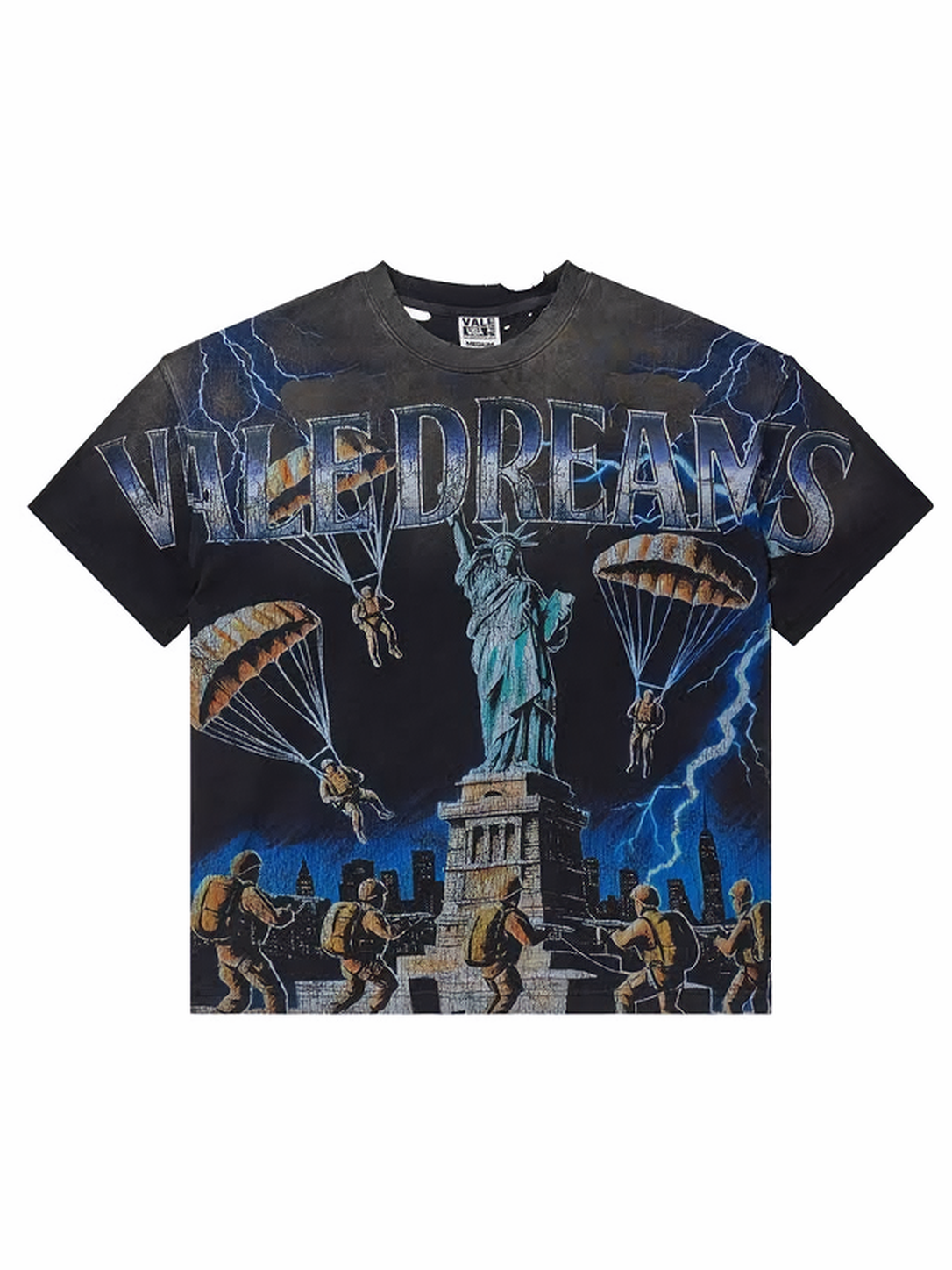 Valley Forever NYC Invasion Big Tee Black