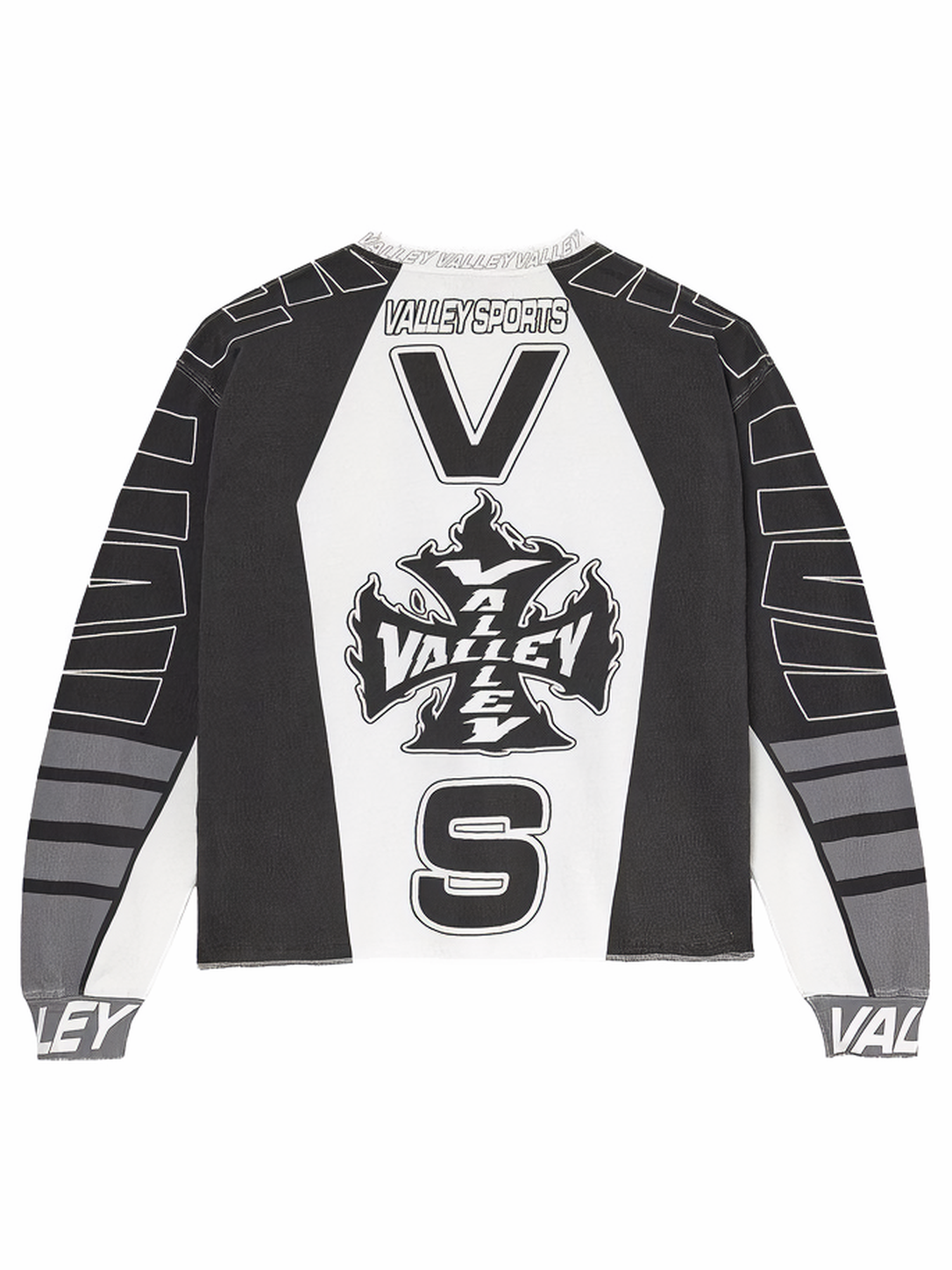 Valley Forever VS Racing Long-Sleeve Black/White