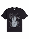 Rhude Soccer Tee Vintage Black