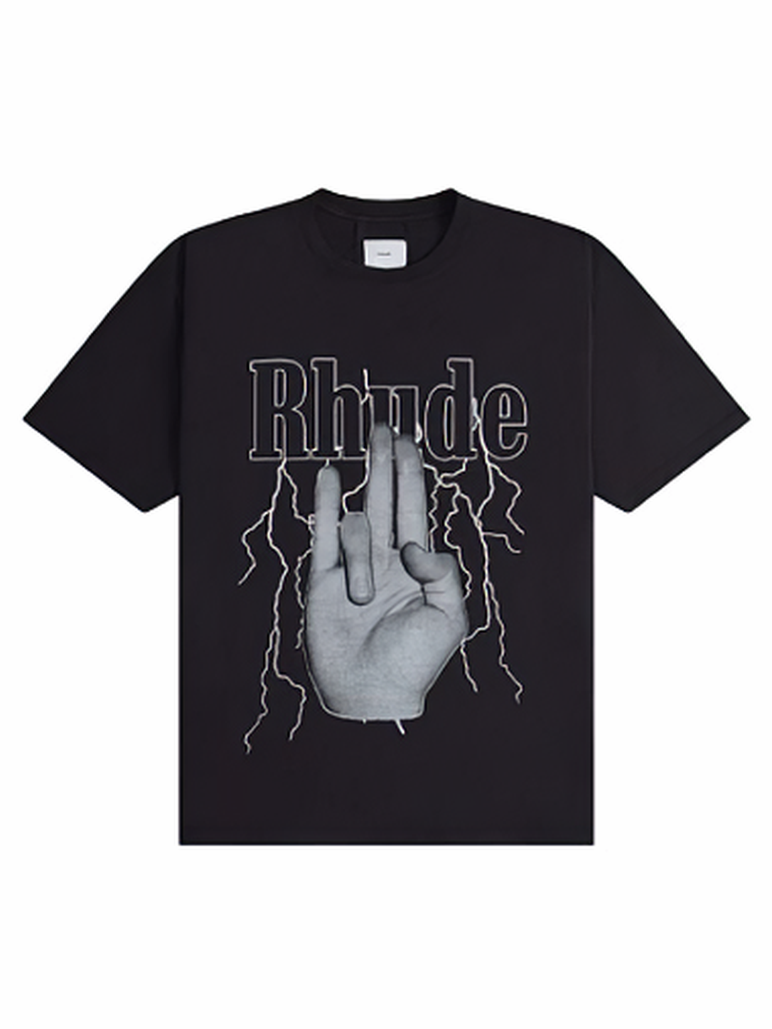 Rhude Soccer Tee Vintage Black