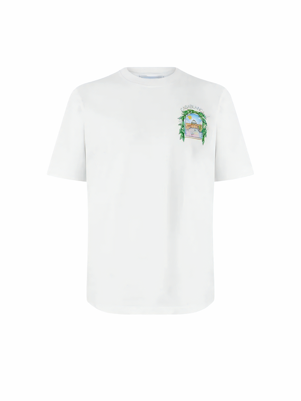 Casablanca Lanche De Tennis Short Sleeve White