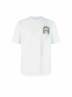 Casablanca Lanche De Tennis Short Sleeve White