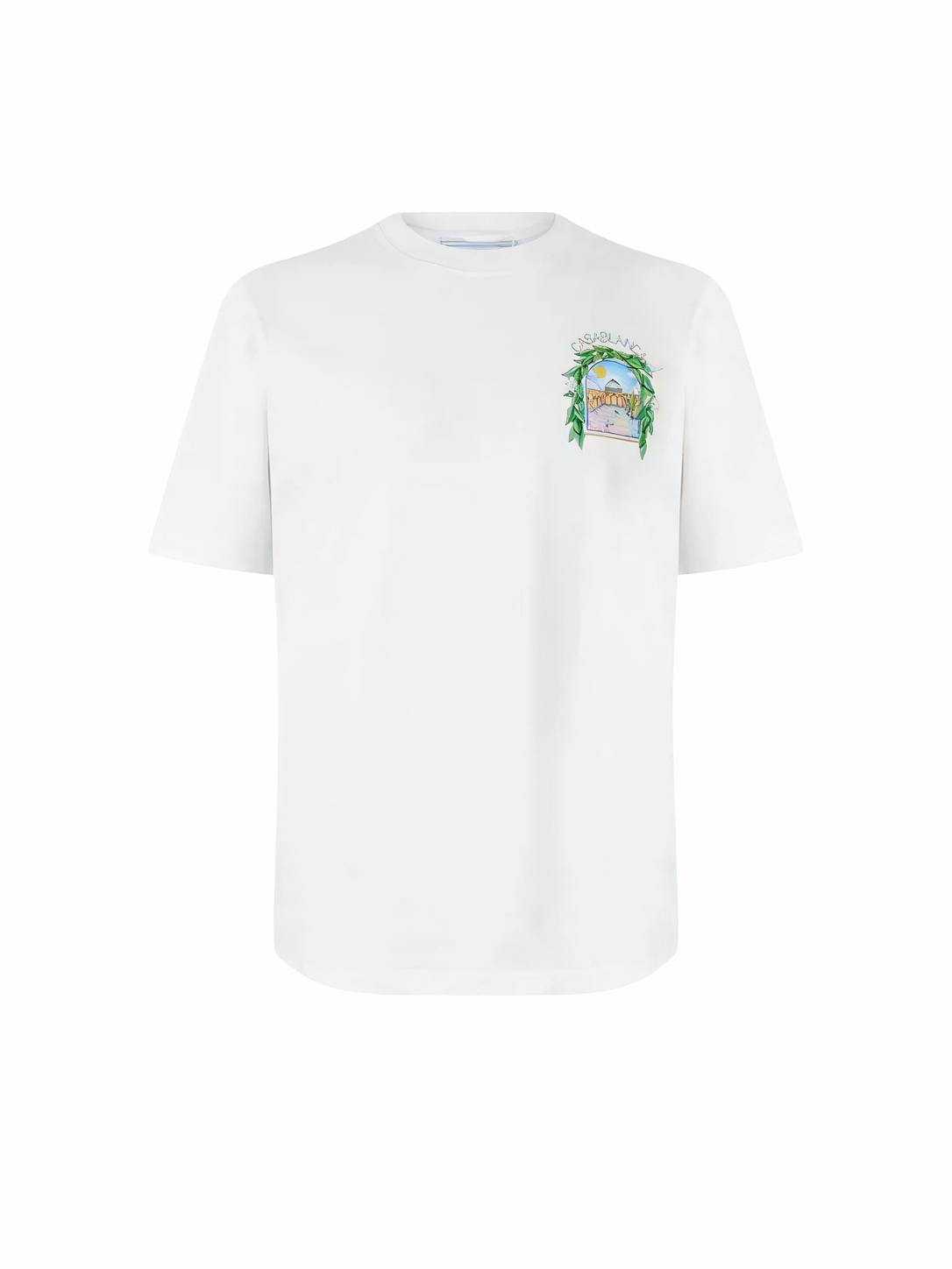 Casablanca Lanche De Tennis Short Sleeve White