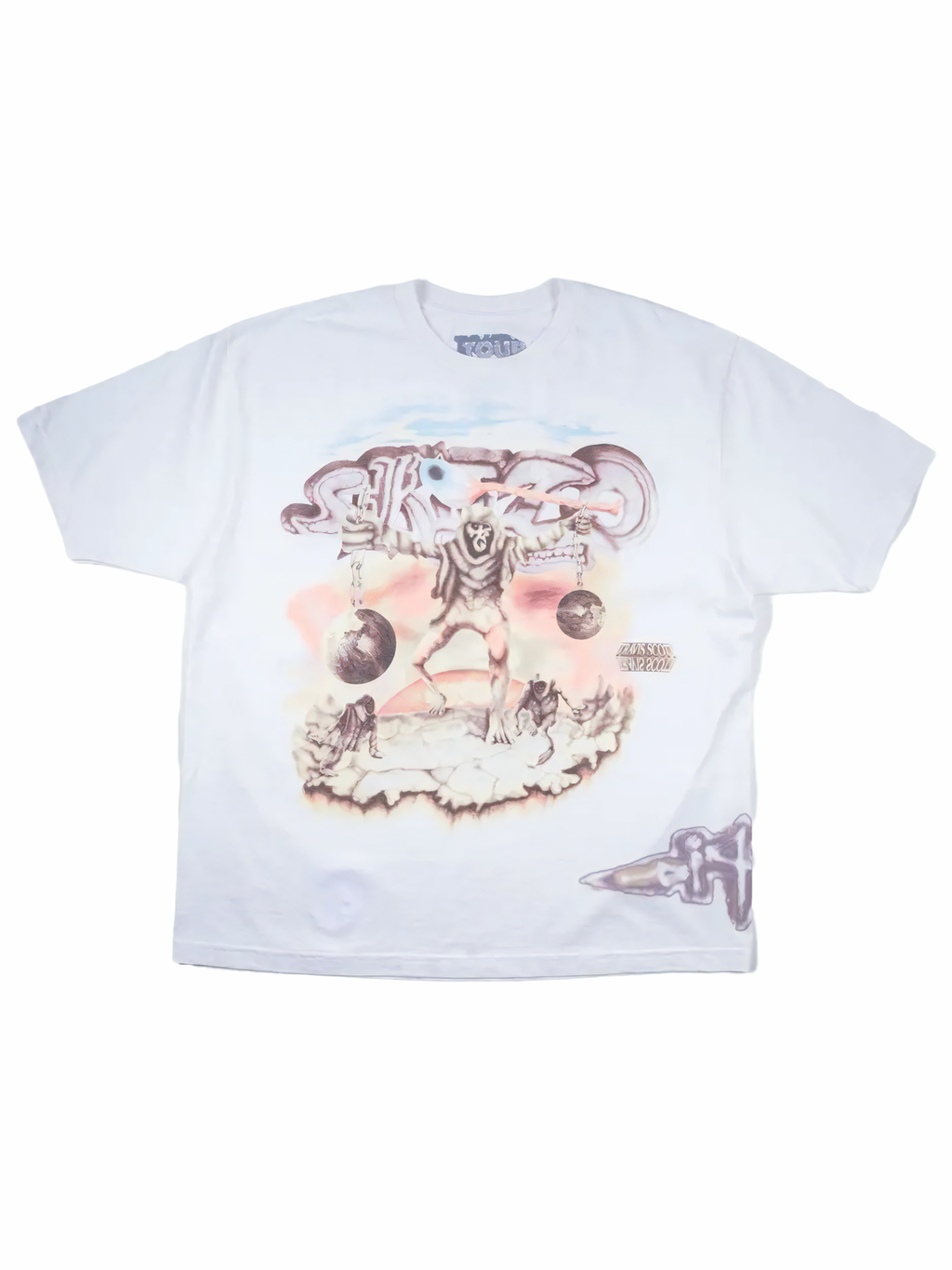 Travis Scott South America Skitzo T-Shirt White