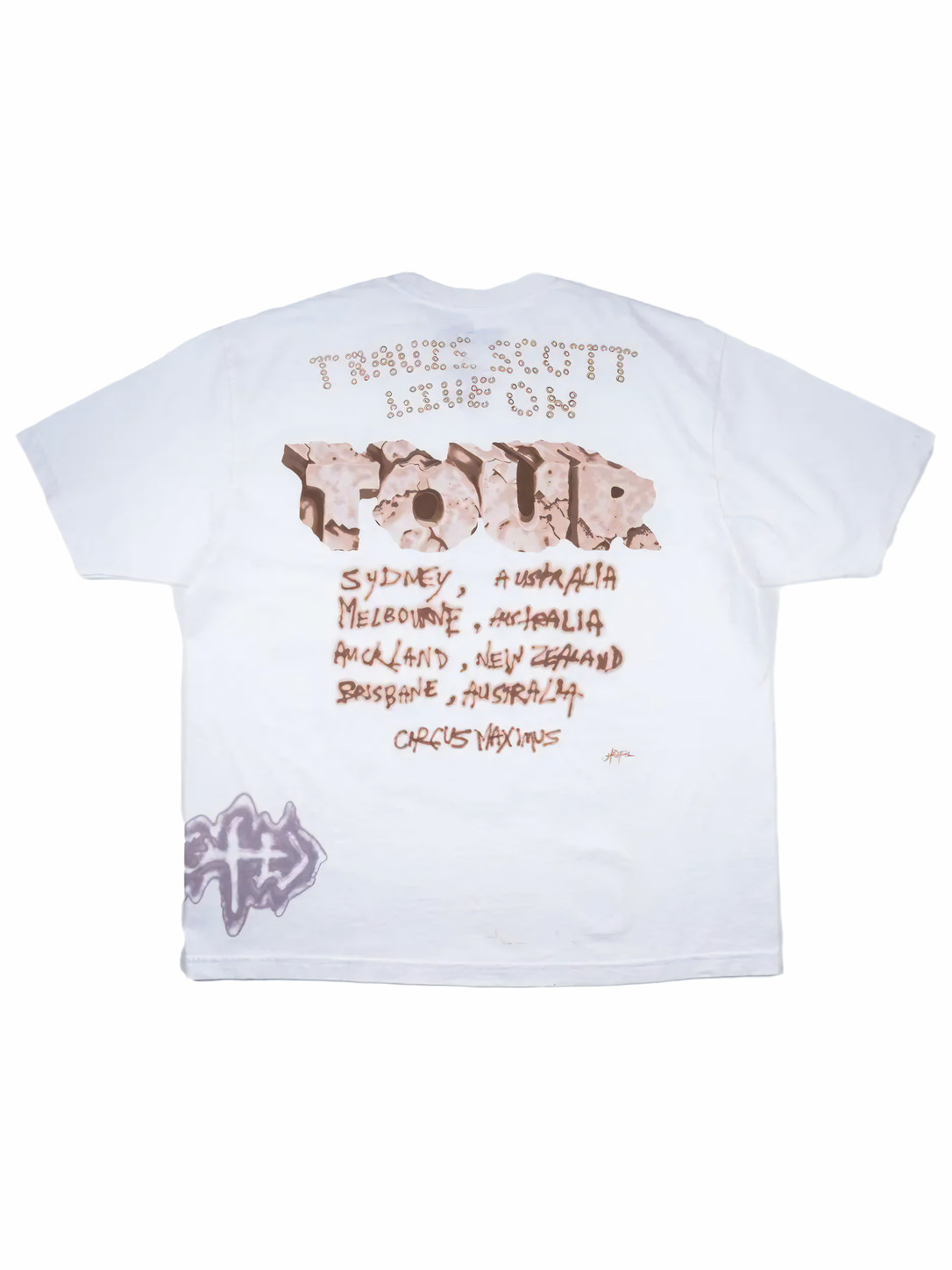 Travis Scott South America Skitzo T-Shirt White