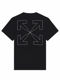 Off-White Arrow Logo Print Tee Black