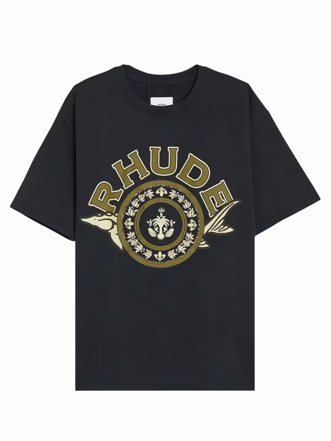 Rhude Black Caviar Tee Vintage Black