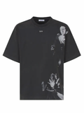 Off-White Blurred Mary Skate Short-Sleeve Tee Black/White