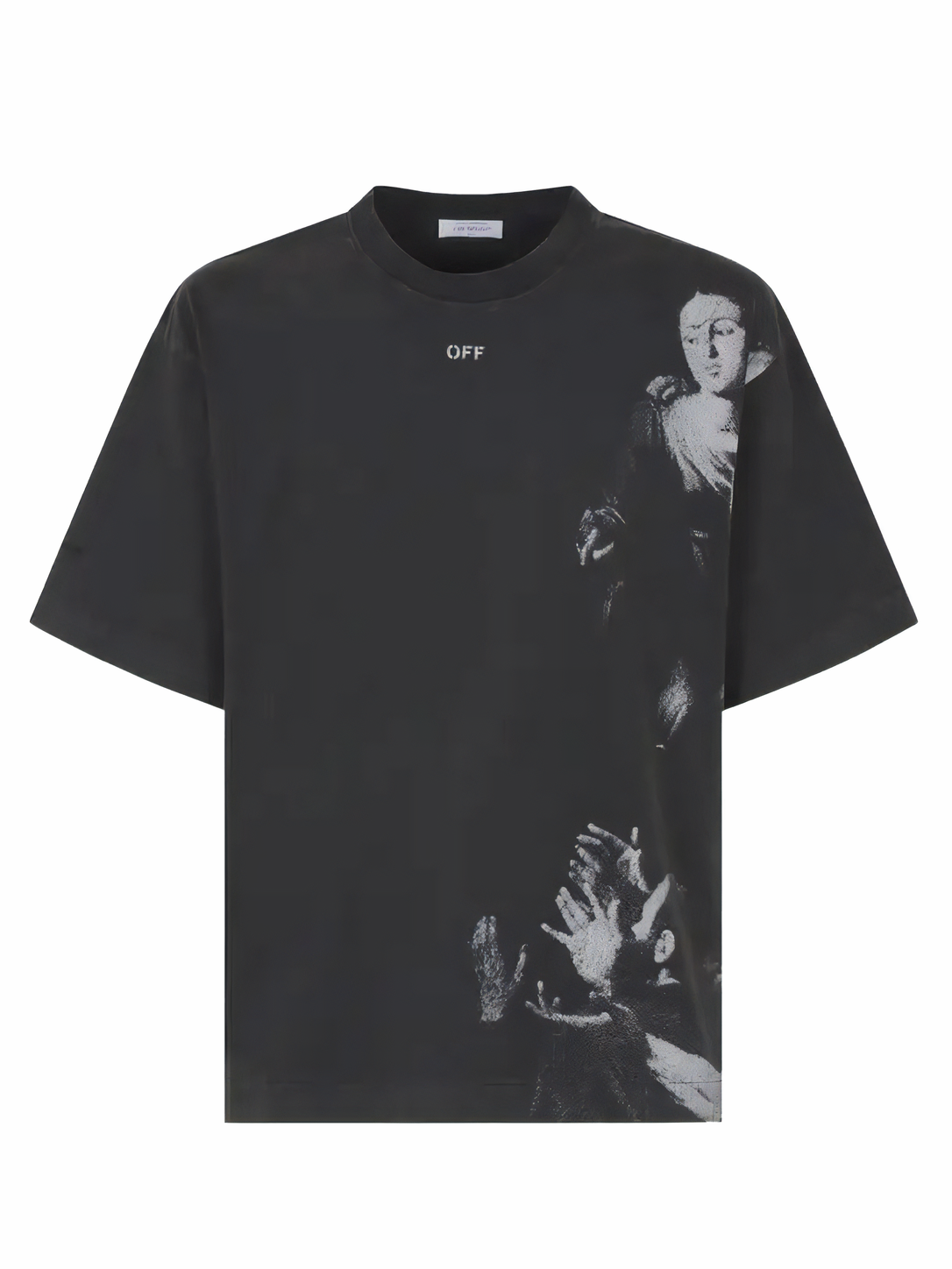 Off-White Blurred Mary Skate Short-Sleeve Tee Black/White