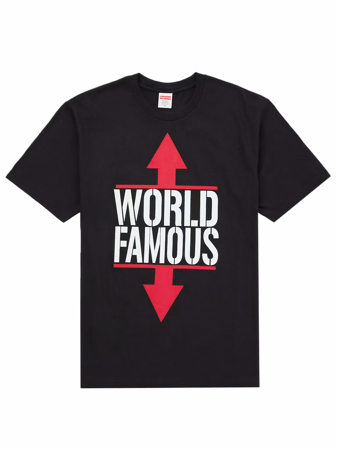 Supreme T-shirt World Famous Tee Black