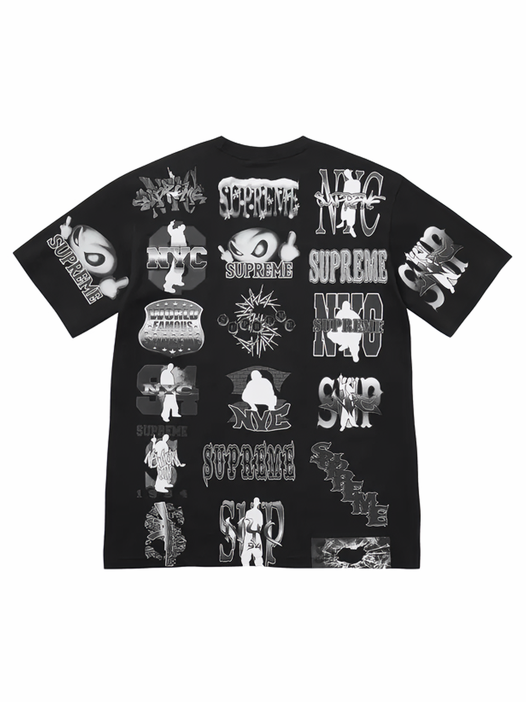 Supreme T-Shirt Flash Tee Black