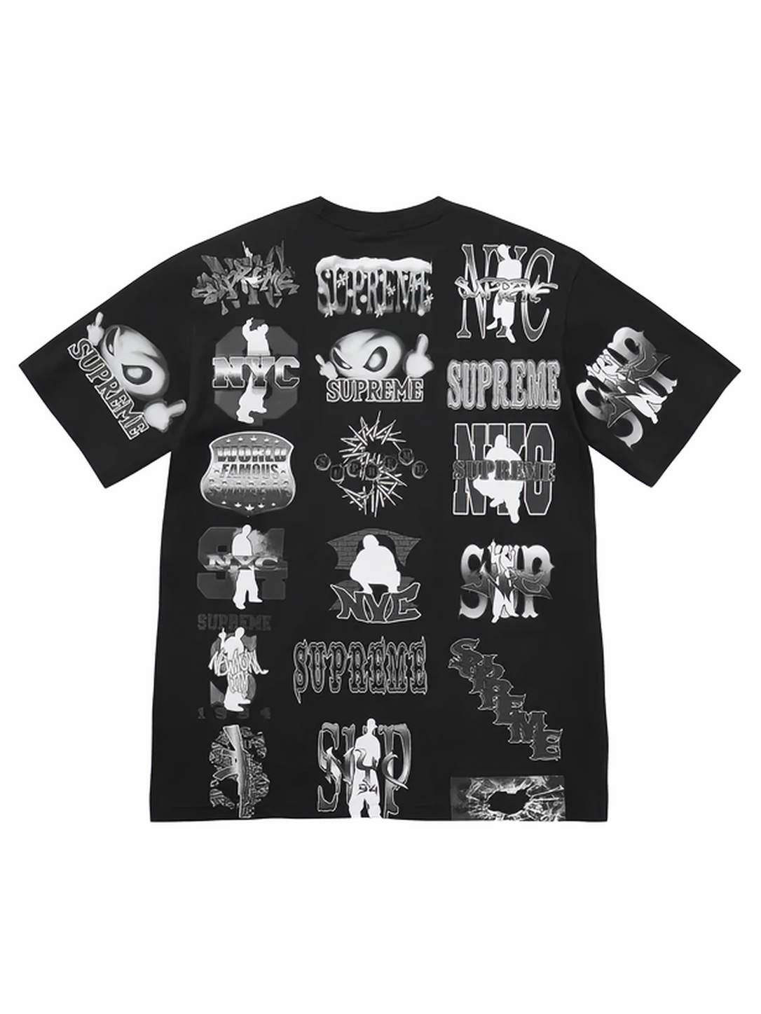 Supreme T-Shirt Flash Tee Black