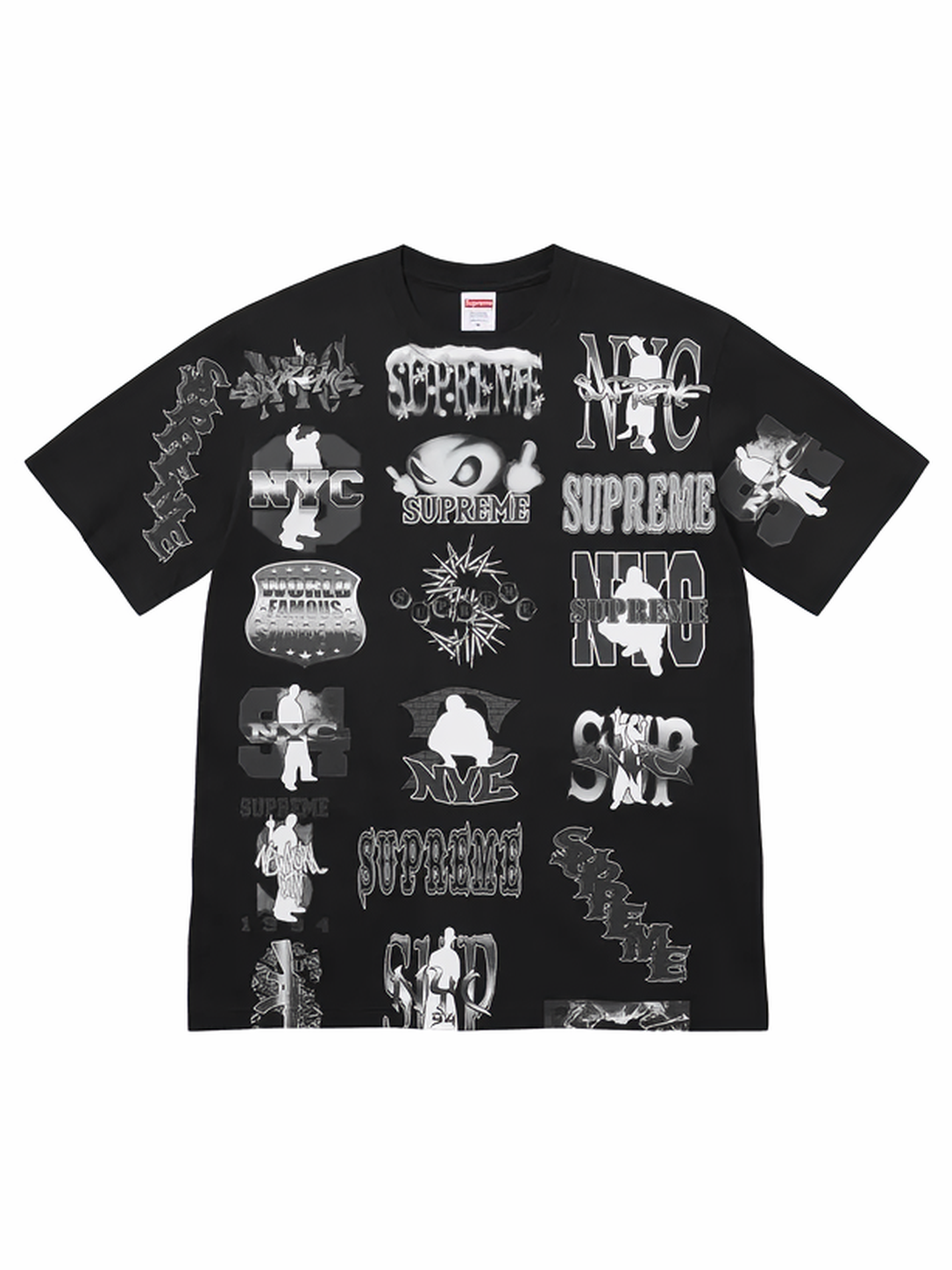 Supreme T-Shirt Flash Tee Black
