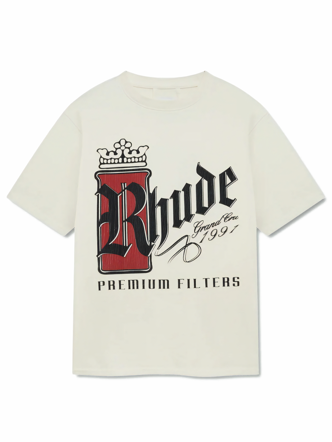 Rhude Fumar 91 Tee Vintage White