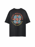 Amiri Out For Trouble Oversized Tee Black