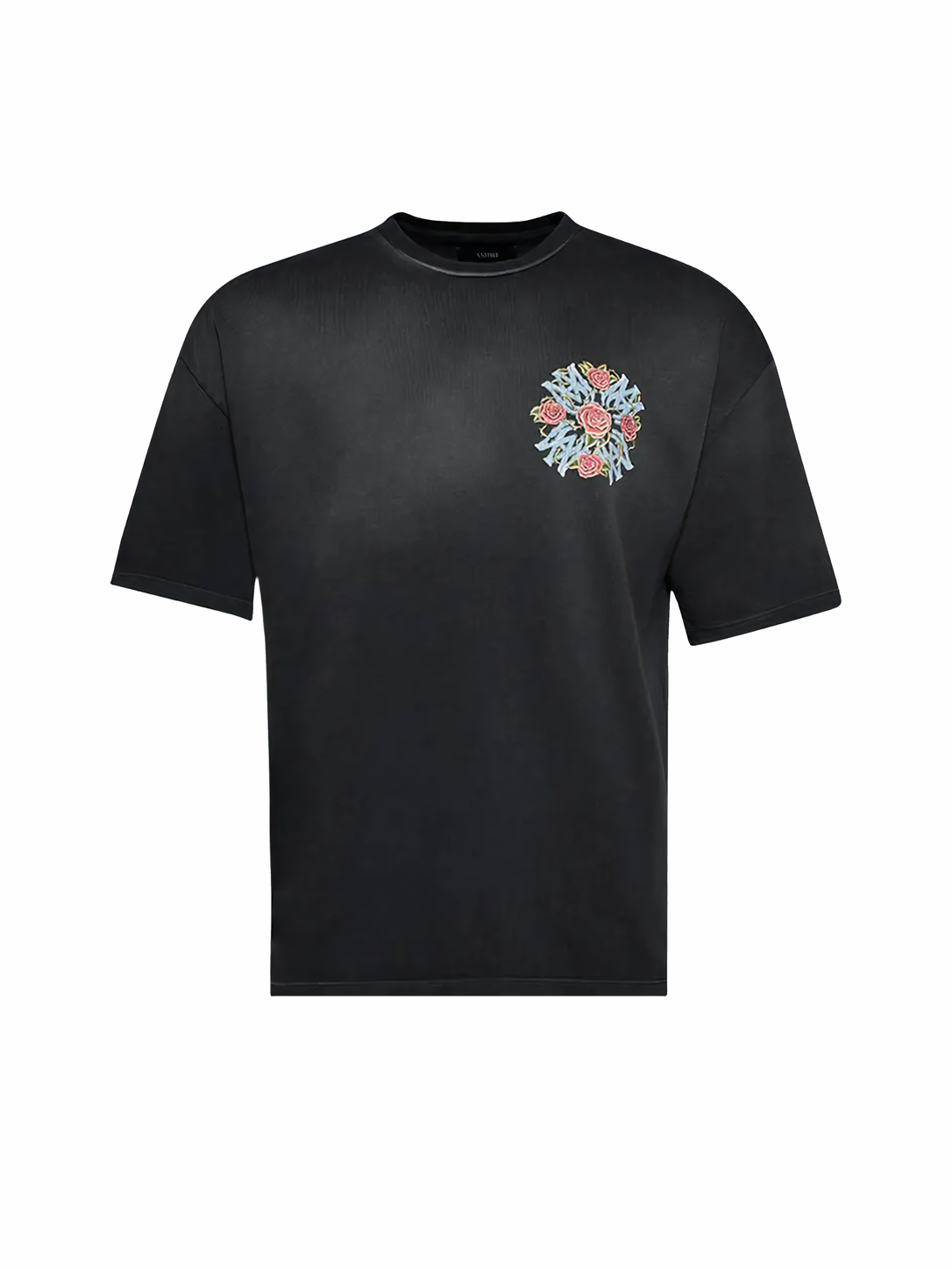 Amiri Out For Trouble Oversized Tee Black