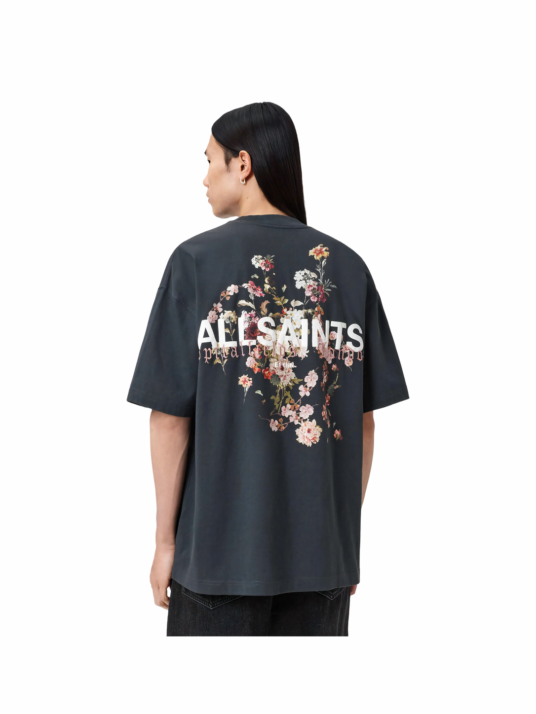 AllSaints Valen Crew Dark Grey