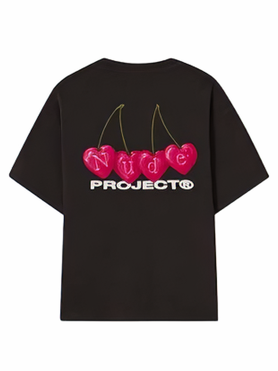 Nude Project Cherry Tee Black