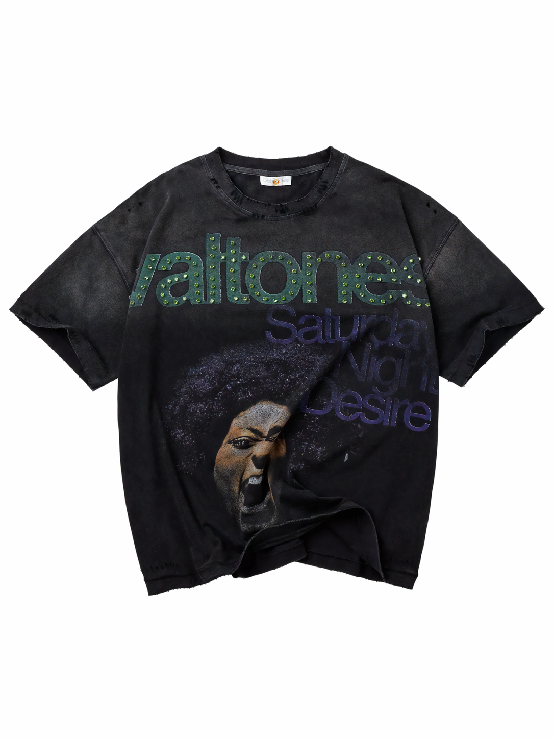 Valley Forever Saturday Bling Tee Black