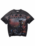 Valley Forever Valley Dreams A Train Bling Tee Vintage Black
