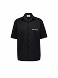 Off-White Gothic Arrow Poplin Bowling Shirt Black/White