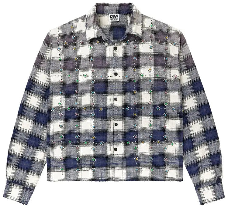 Valley Forever Sky Gems Flannel Navy