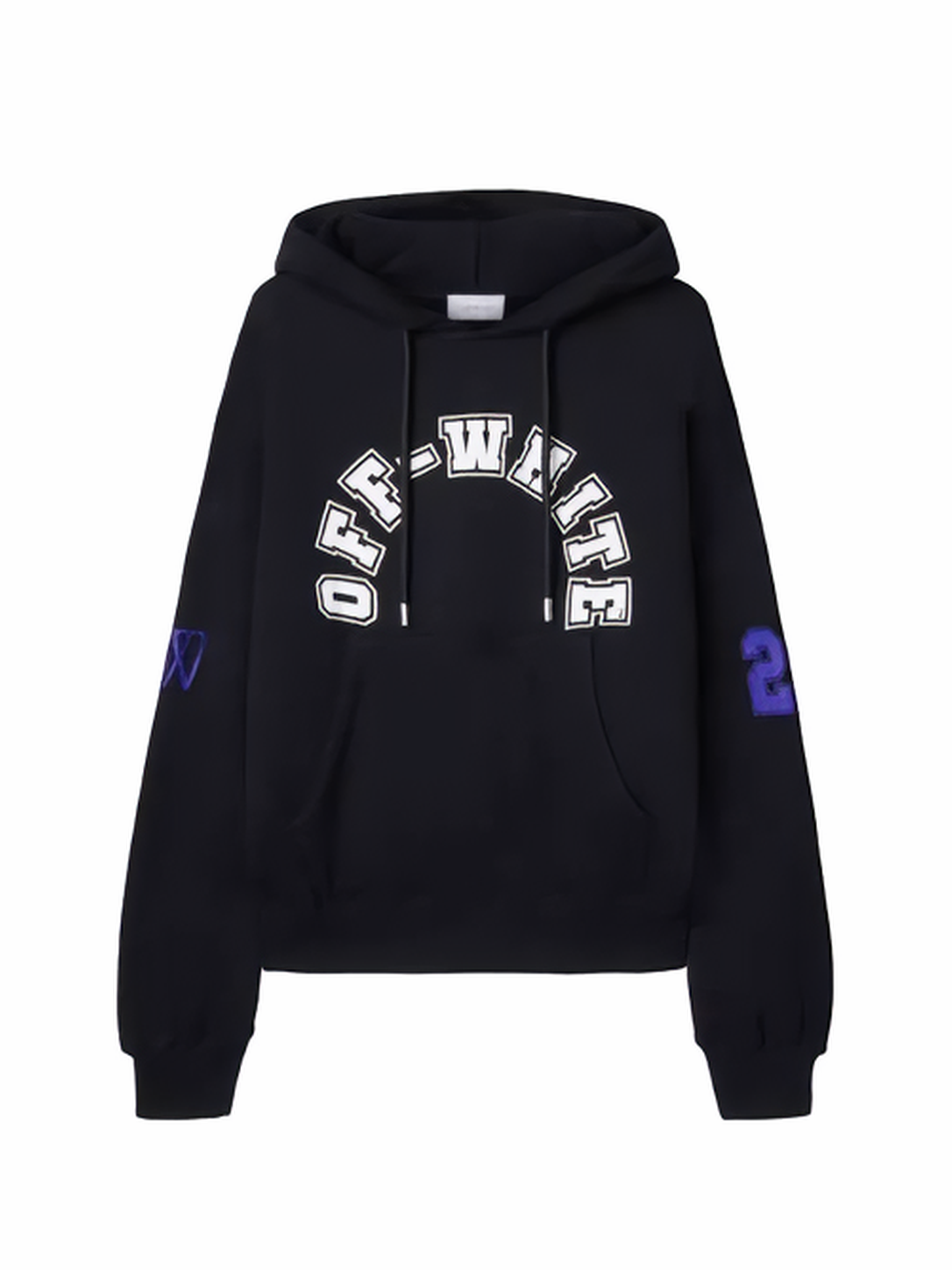 Off-White Hoodie Football Over Black
