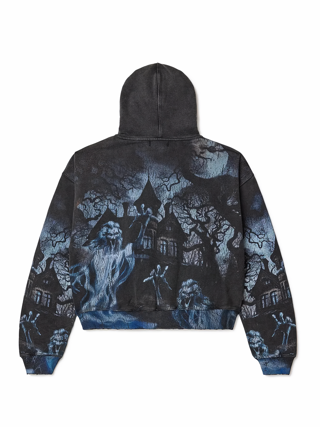Valley Forever Casper Zip Up Hoodie Black