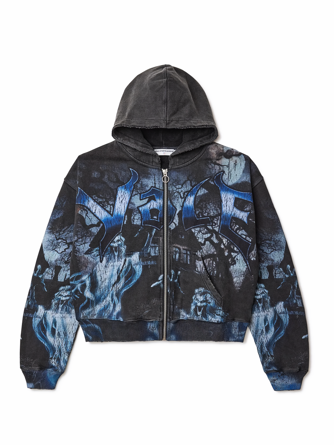 Valley Forever Casper Zip Up Hoodie Black
