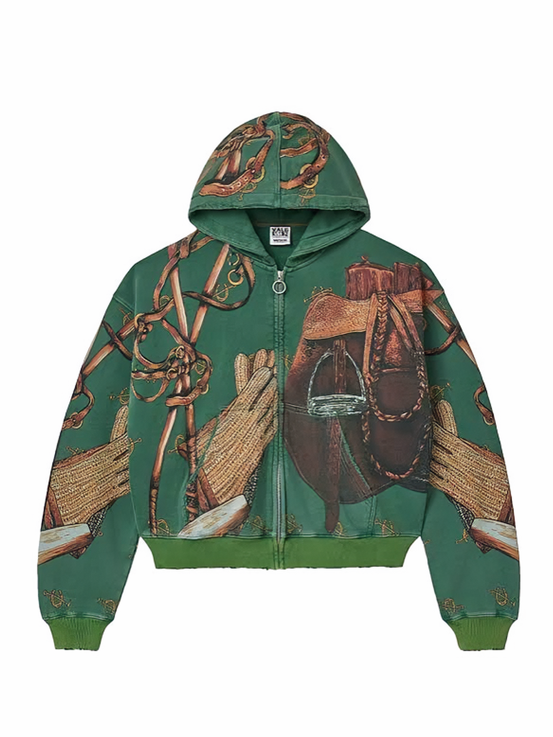 Valley Forever Heritage Zip Up Green