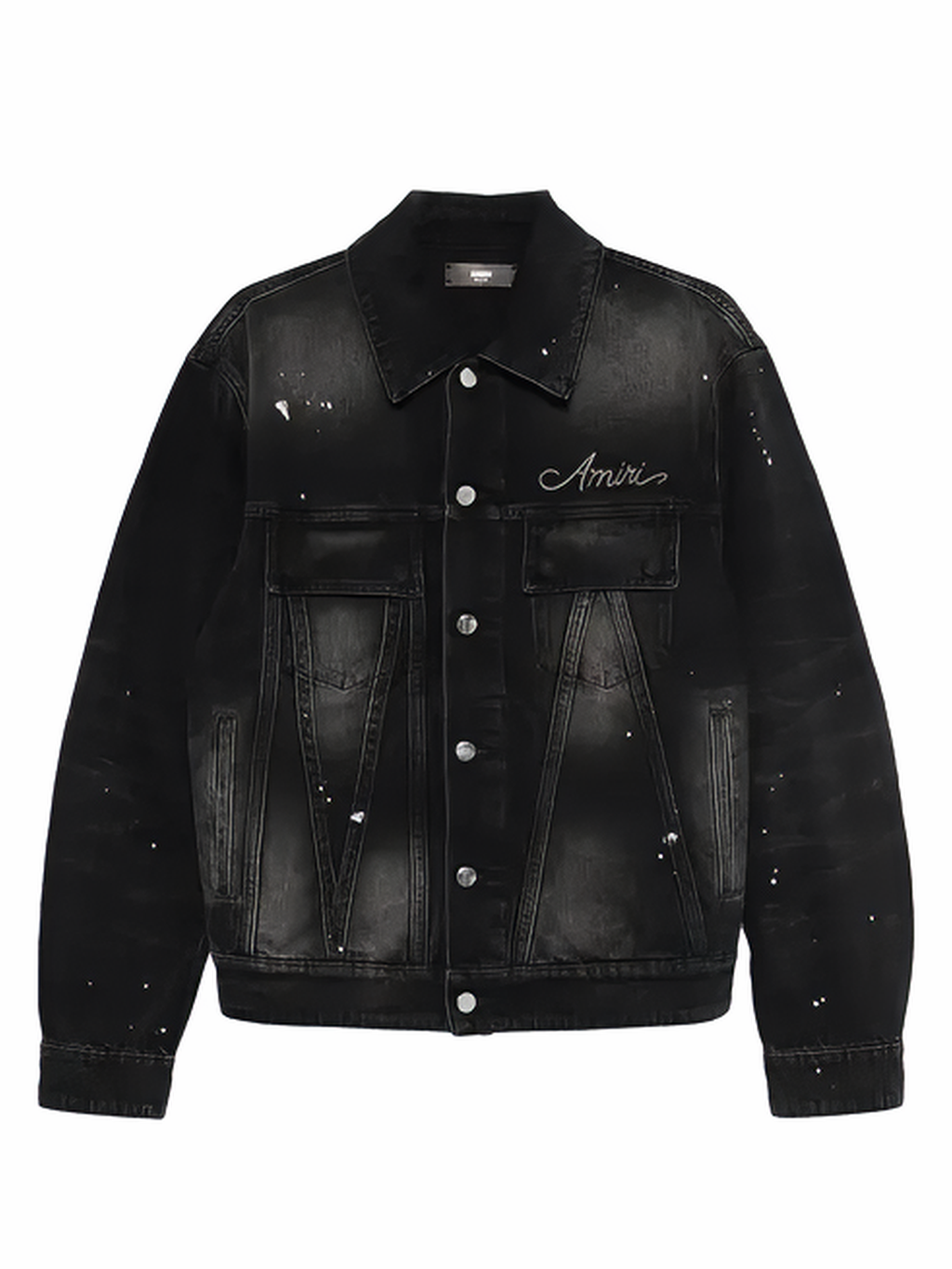 Amiri Denim Trucker Black