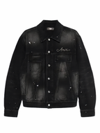 Amiri Denim Trucker Black