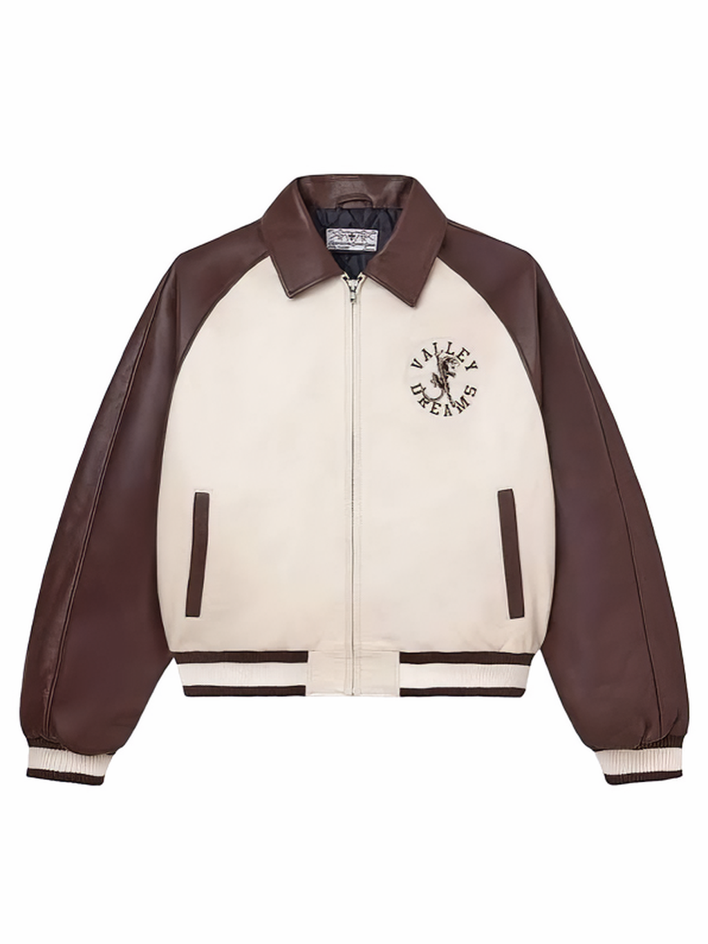 Valley Forever Bomber Jacket Woodbury Cream/Brown