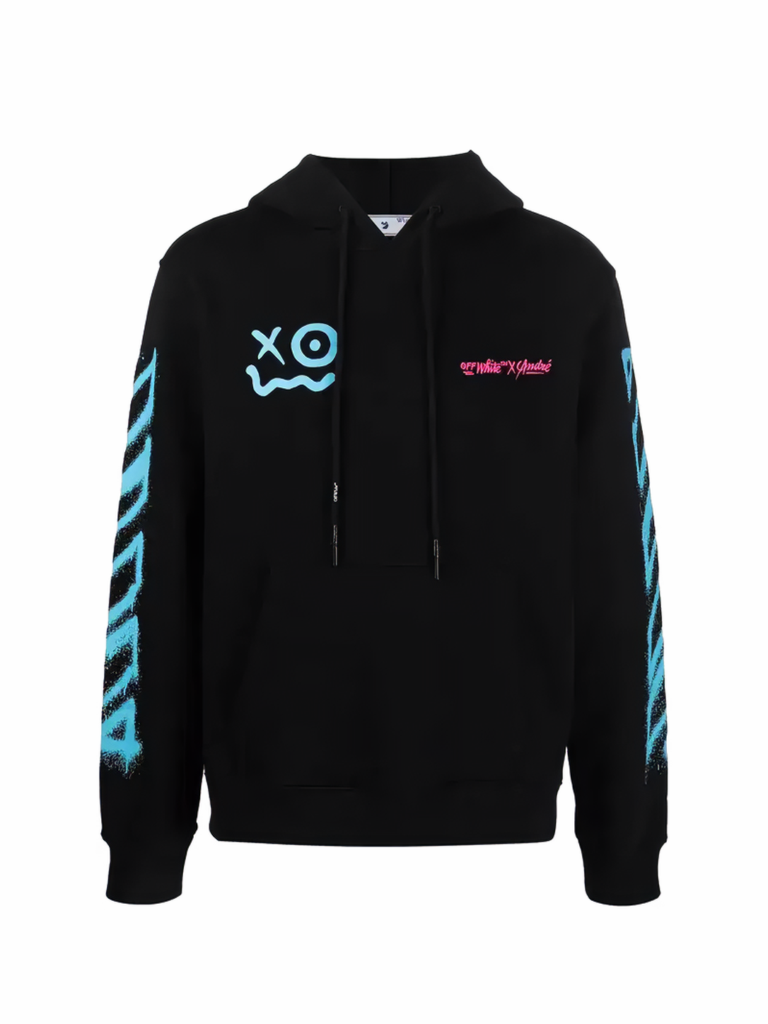 Off-White Andre Saraiva Arrows Spray-Print Black/Blue