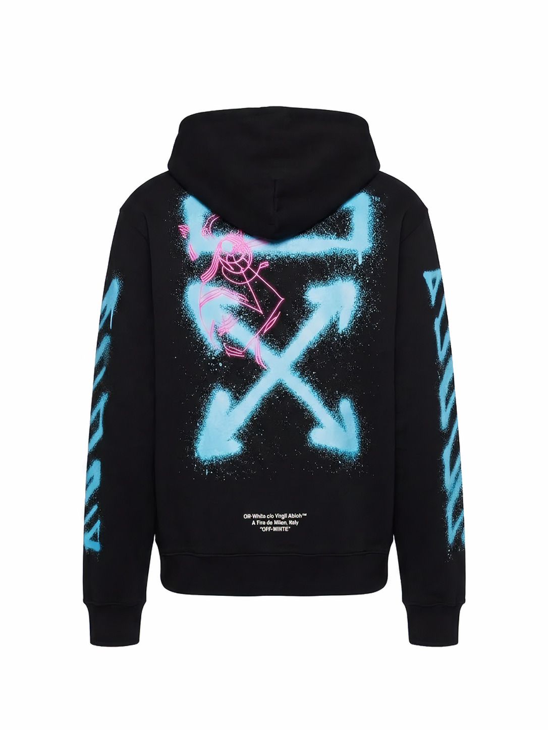 Off-White Andre Saraiva Arrows Spray-Print Black/Blue