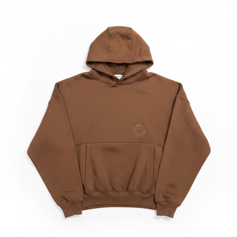 Nude Project Kory Box Hoodie Brown