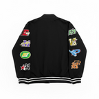 Supreme Mascots Zip Up Sweatshirt Black