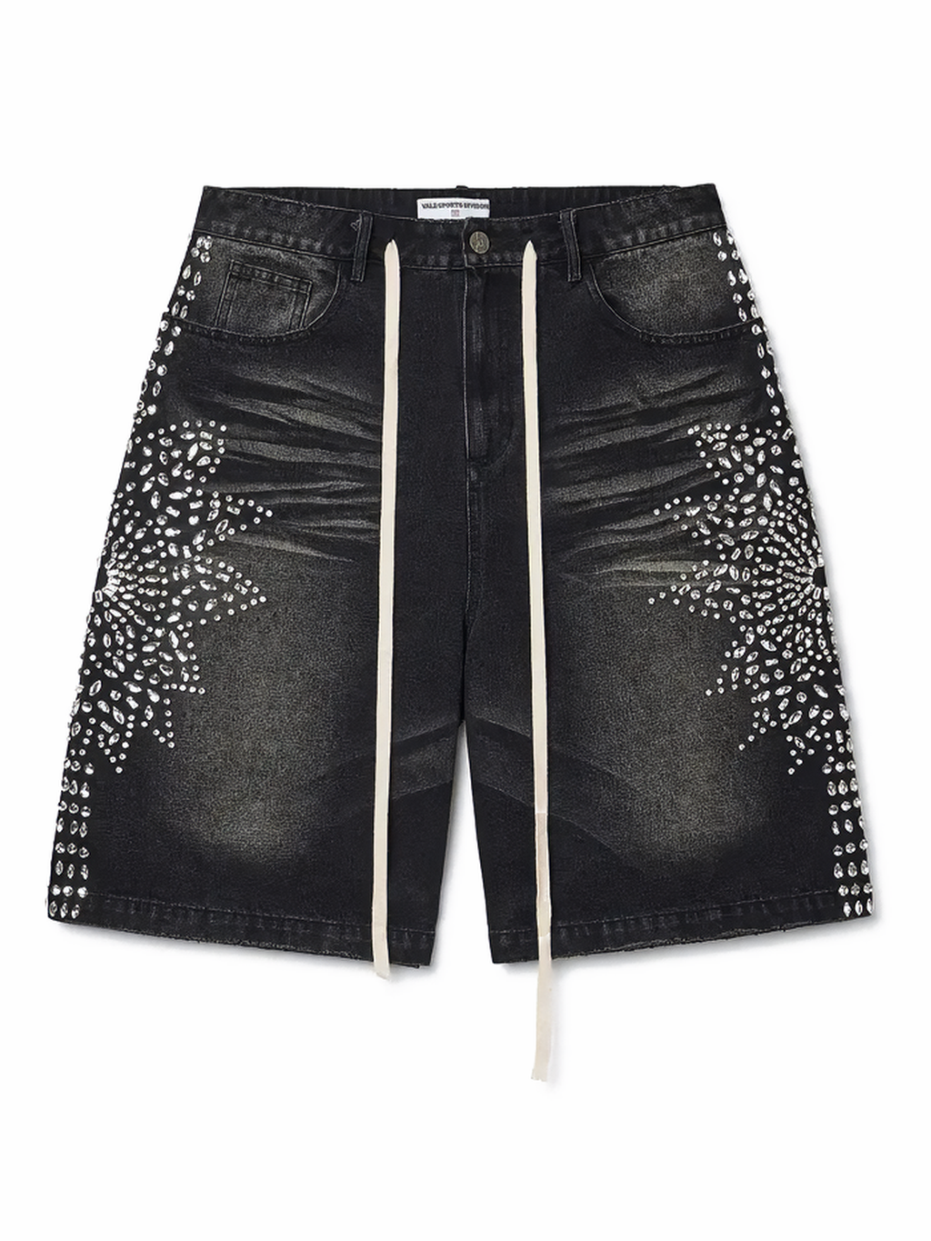 Valley Forever Siren Jorts Black