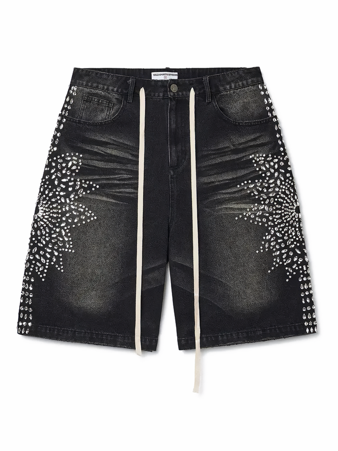 Valley Forever Siren Jorts Black