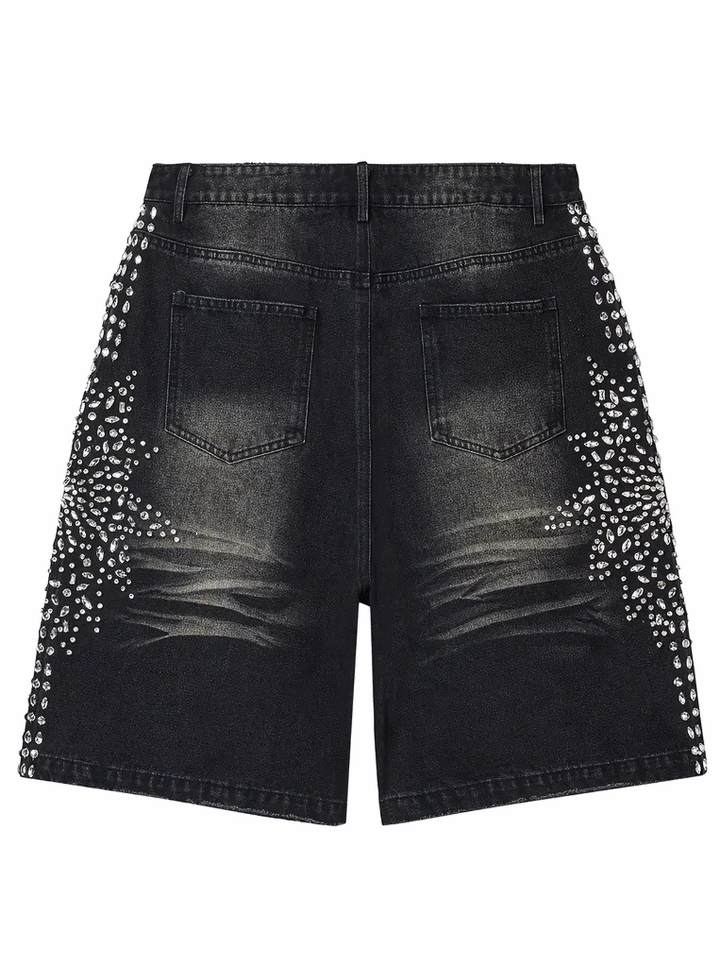 Valley Forever Siren Jorts Black